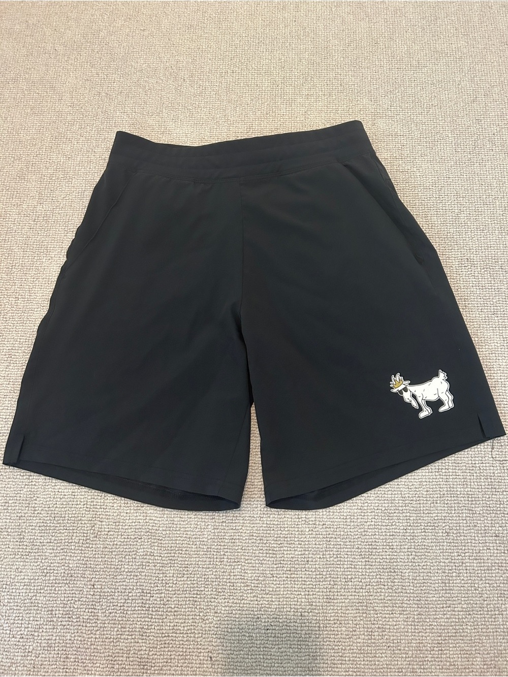Men's Black GOAT USA Athletic Shorts